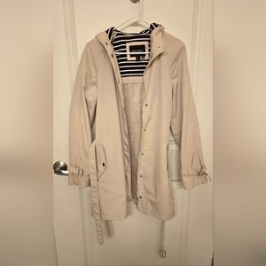 Nautica Hooded Trench Coat